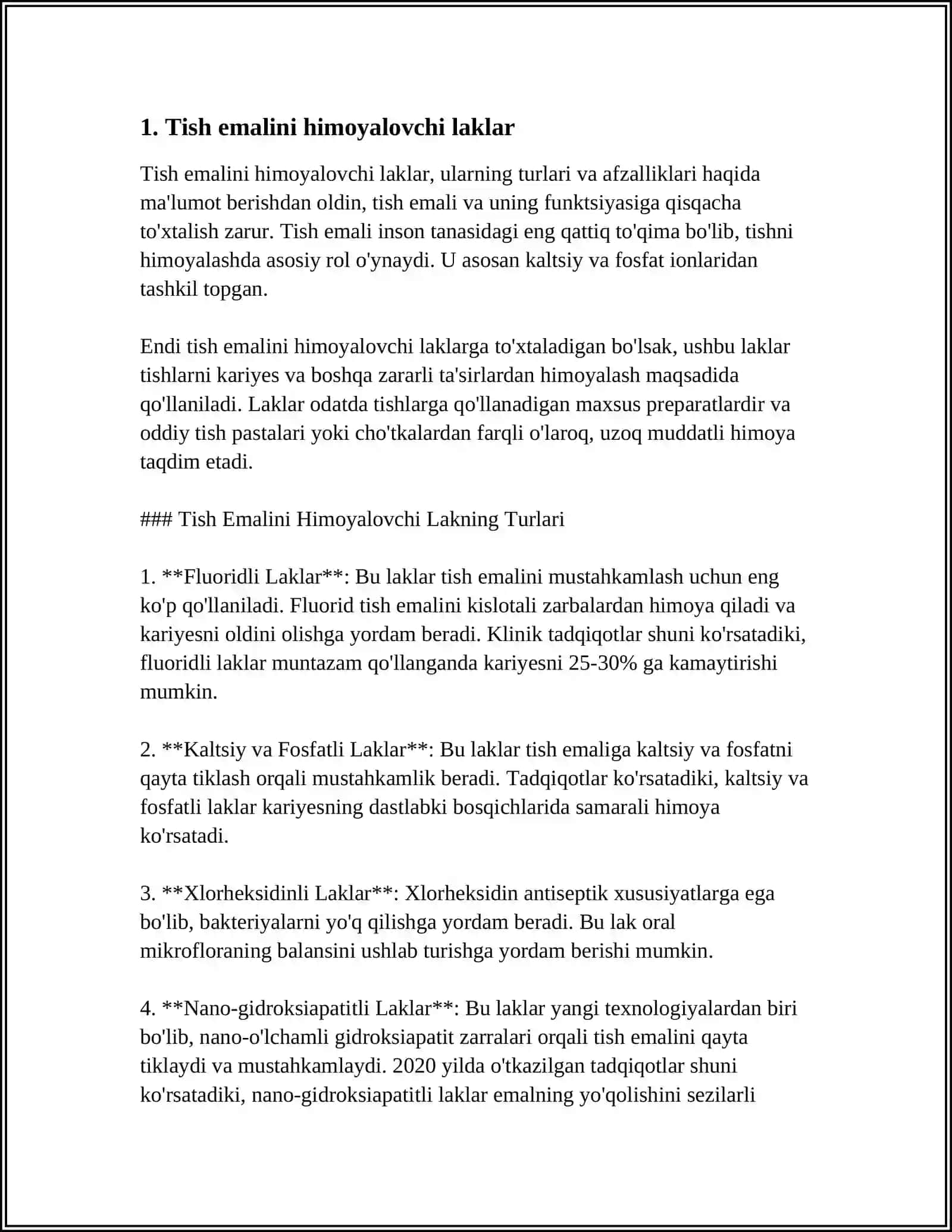 STOMATOLOGIYADA ISHLATILUVCHI LAKLAR 3