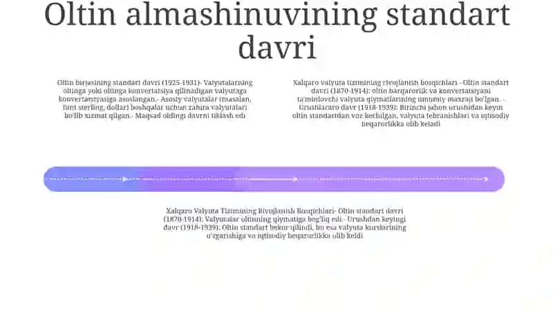 Xalqaro Valyuta Tizimining Rivojlanish Bosqichlari 3