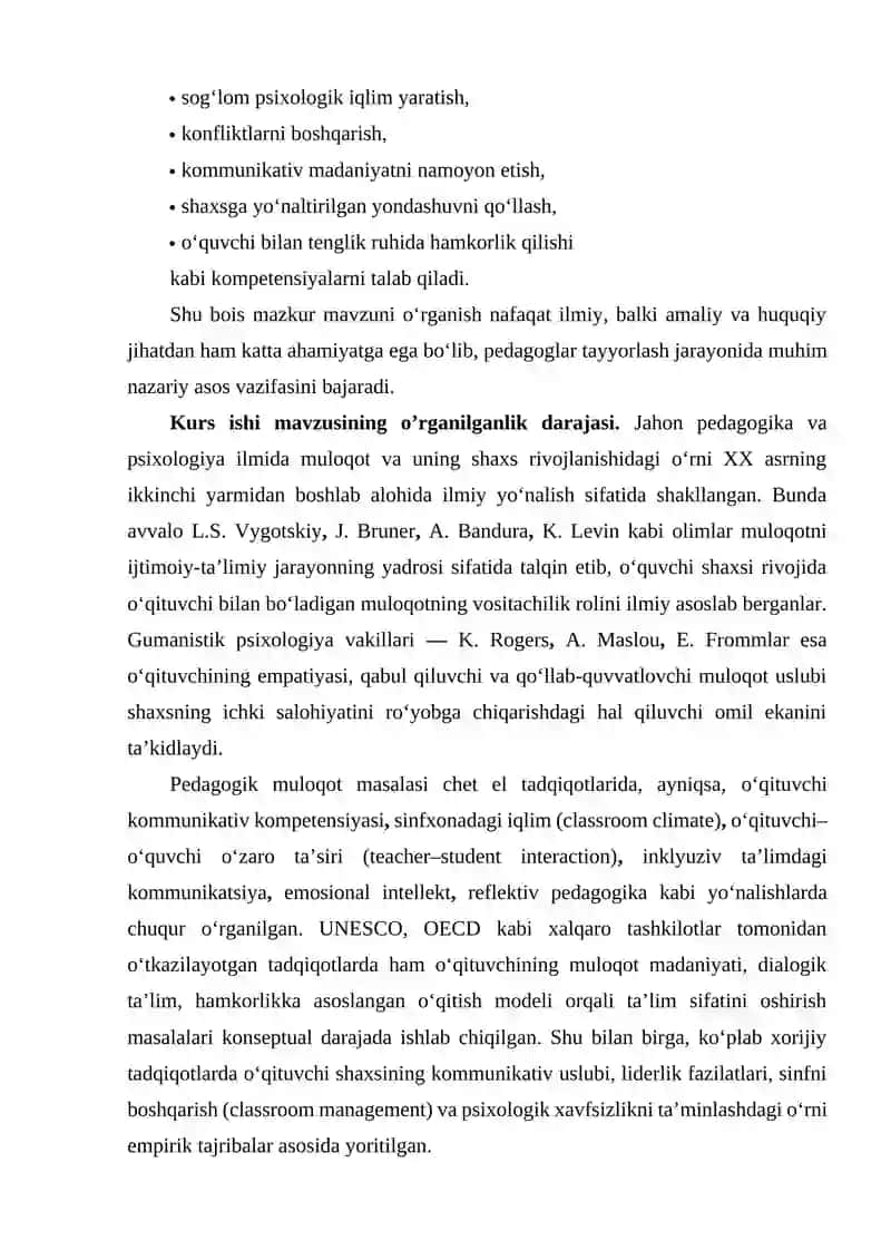 PEDAGOGIK MULOQOT PSIXOLOGIYASI VA UNING O‘QITUVCHI SHAXSIDA NAMOYON BO‘LISHI 3