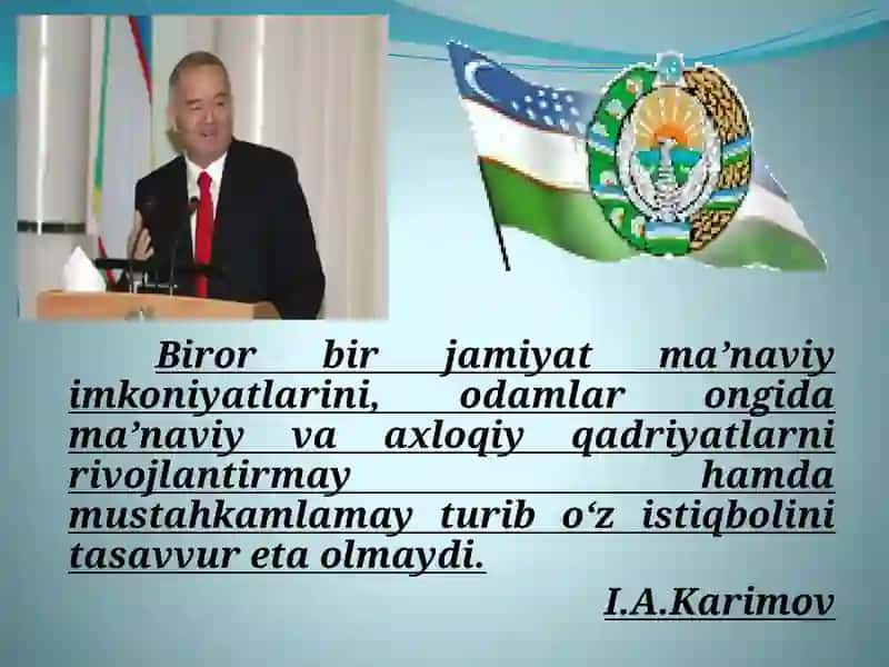 O‘zbekiston mustaqillik yillarida ma’naviy sohada olib borilgan islohotlar va uning natijalari 3