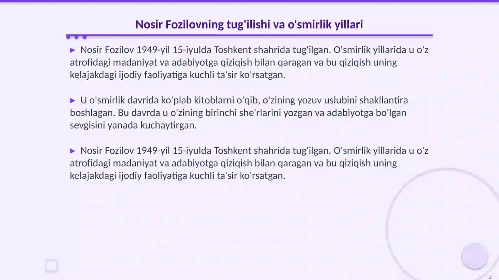 Nosir Fozilov hayoti va ijodi 3