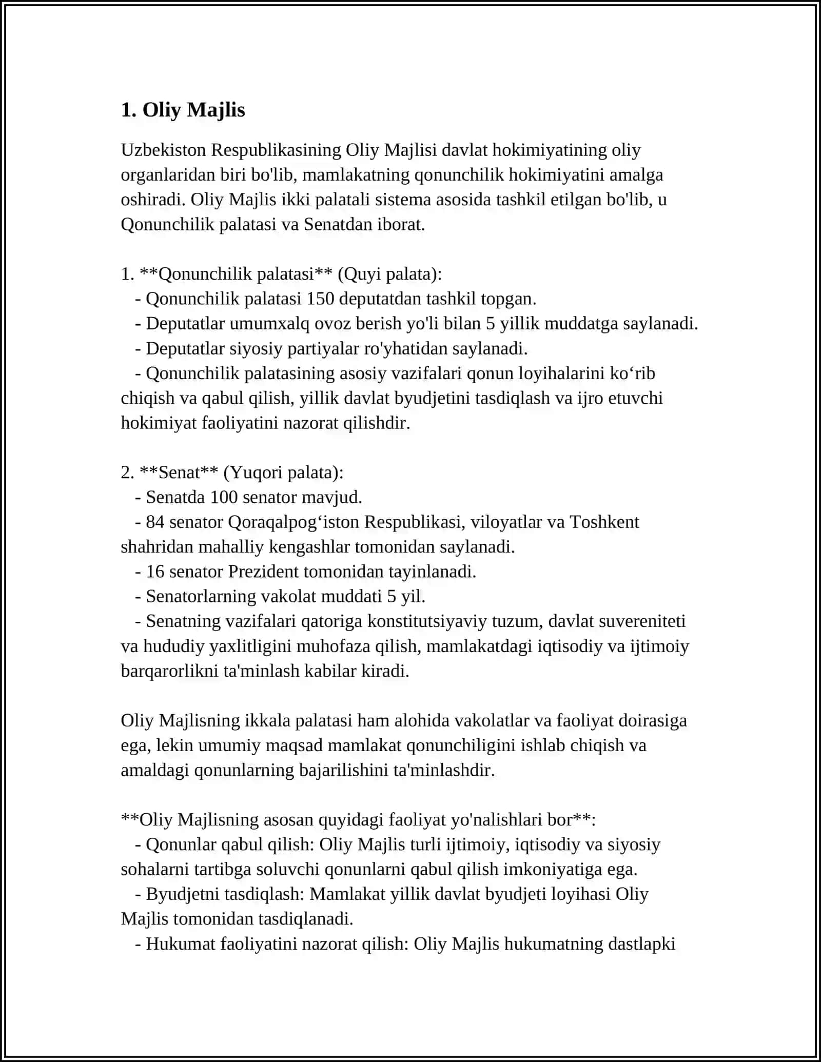 O‘zbekiston Respublikasi Davlat Hokimiyat Organlari 3