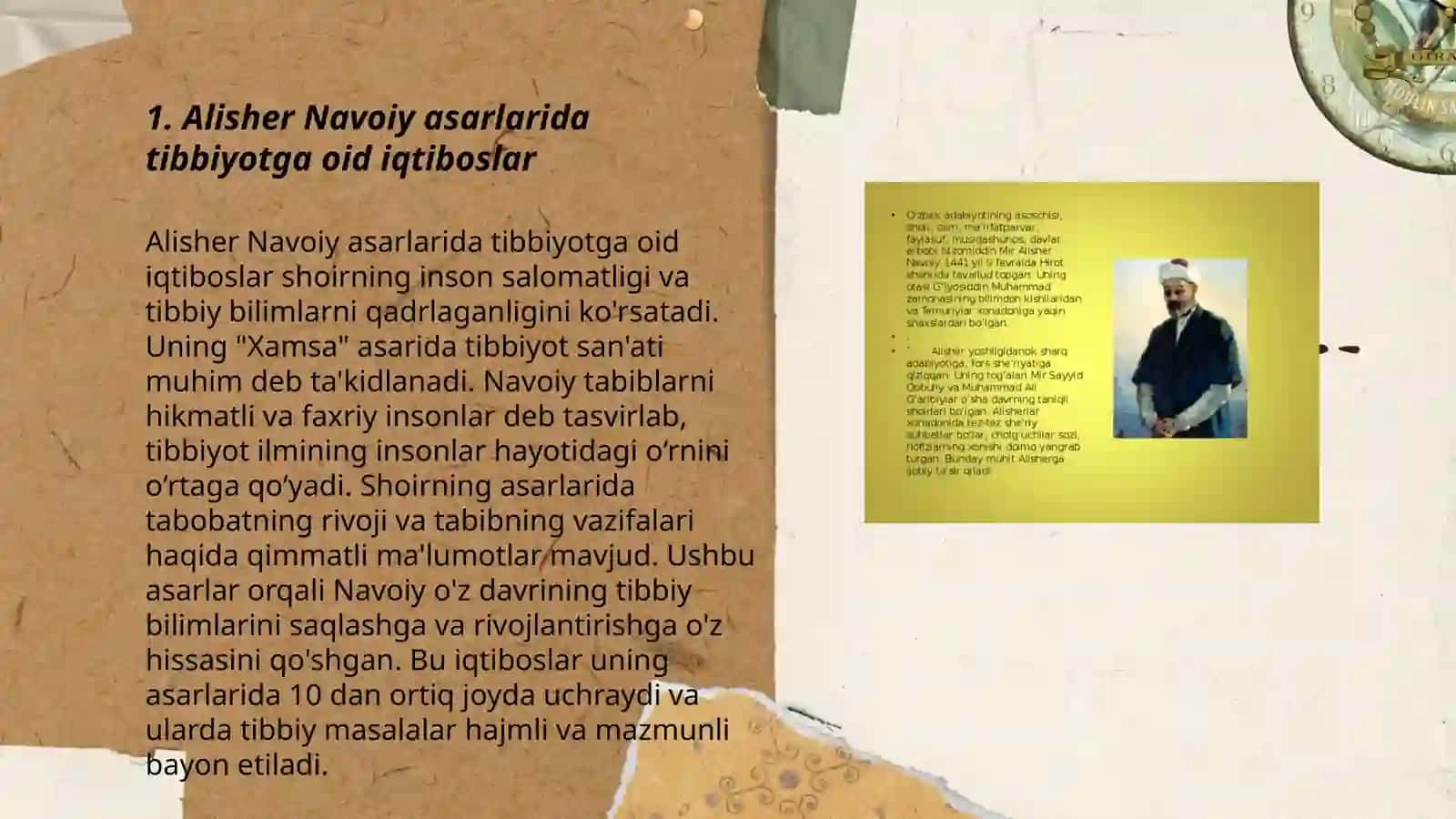 Alisher Navoiy va tibbiyot 3