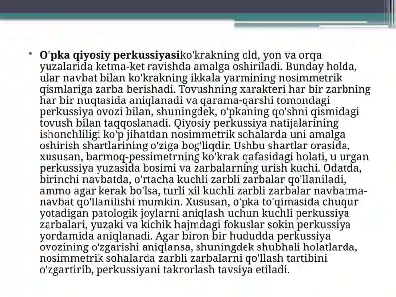 O’pkaperkussiyasi 3