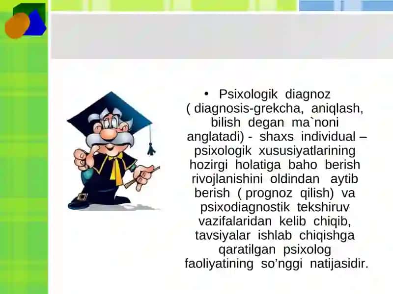 Bolalar amaliy psixologining psixologik diagnostika faoliyat 3