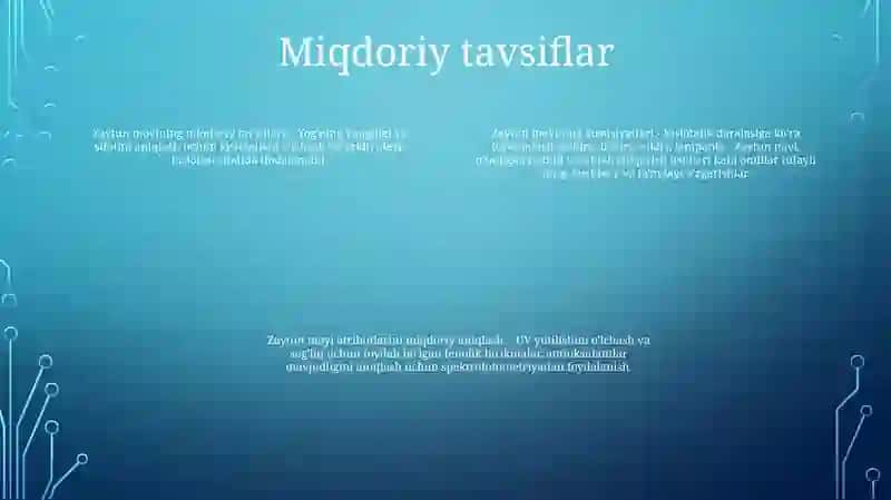 O'Lchanadigan Kattalikning Sifat Va Miqdori Tafsivlari 3