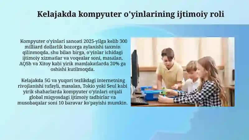 Kompyuter oʻyinlari - ijtimoiy faoliyat sifatida 3
