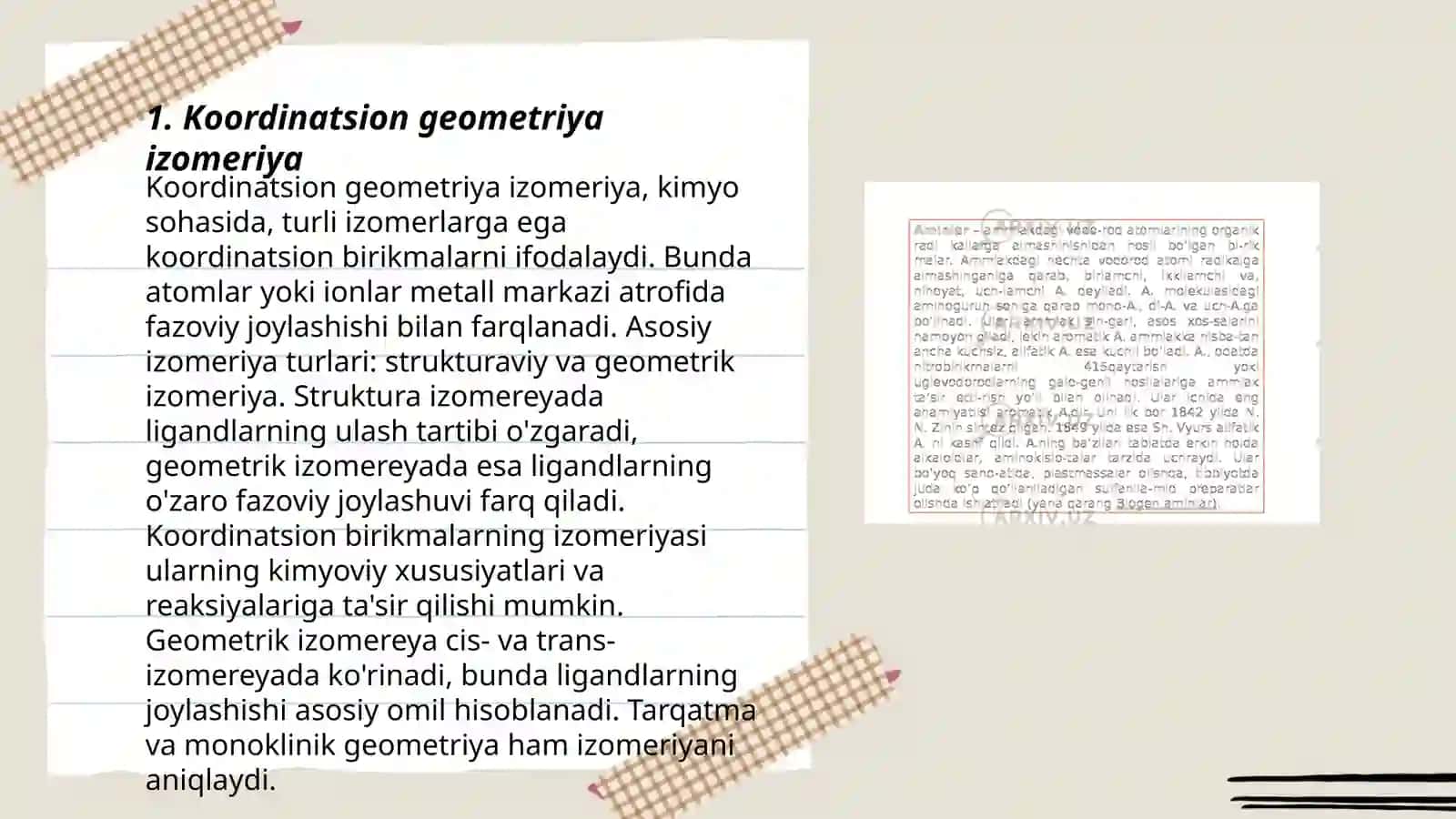 Koordinatsion birikmalardagi izomeriya hodisalari 3