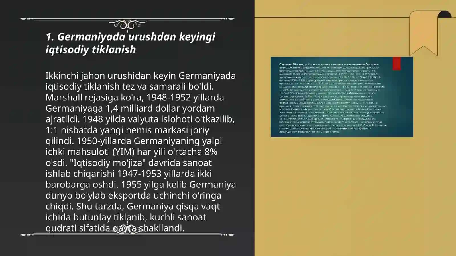 Germaniya va Italiya magʻlubiyatdan keyingi taraqqiyot 3