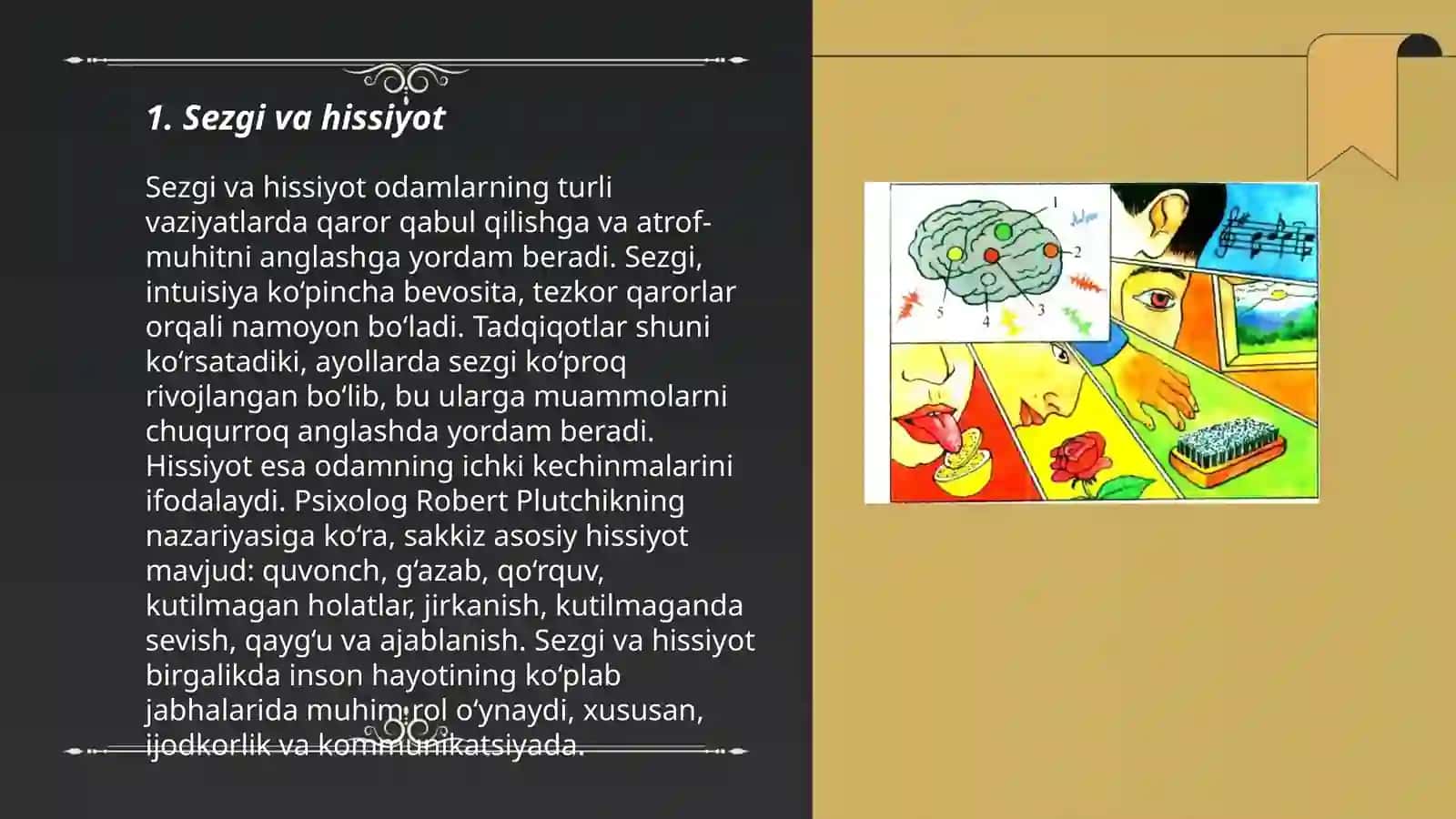 Sezgi va hissiyot 3