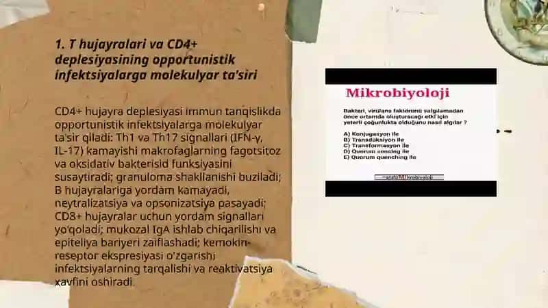 Immunotanqisliklarda opportunistik infeksiyalar kelib chiqishining molekulyar mexanizmi 3