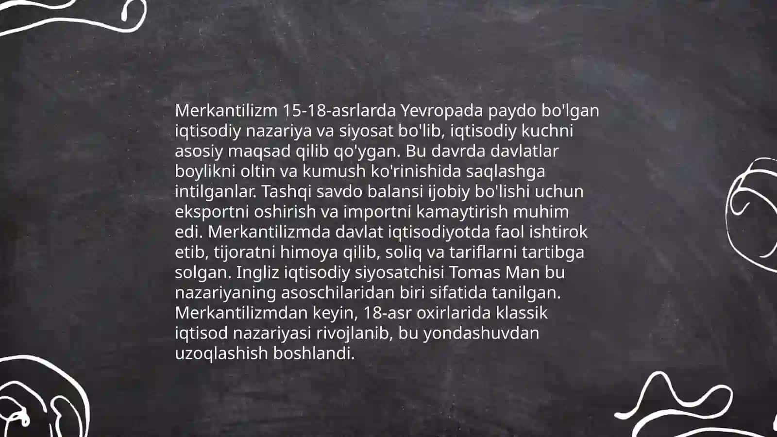 Ilk merkantilizm iqtisodiy ta'limotining mohiyati va ahamiyati 3