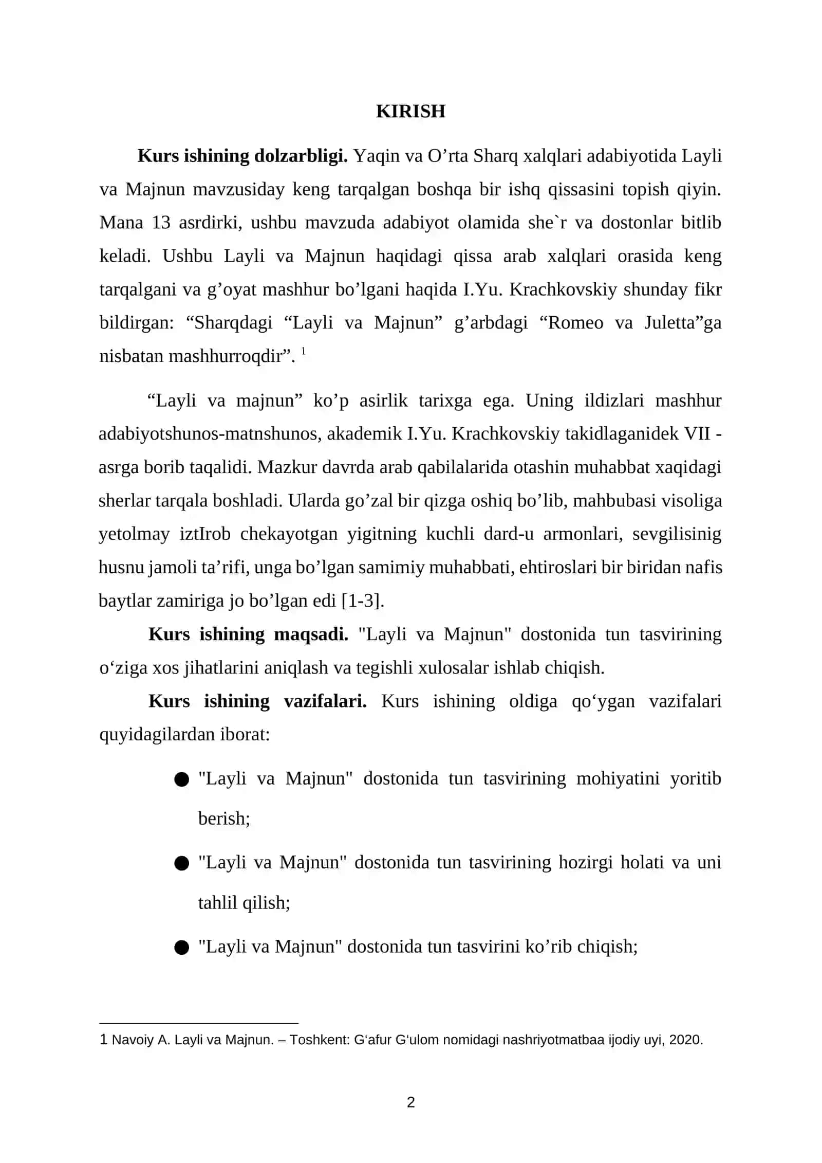 Layli va Majnun dostonida tun tasviri 3