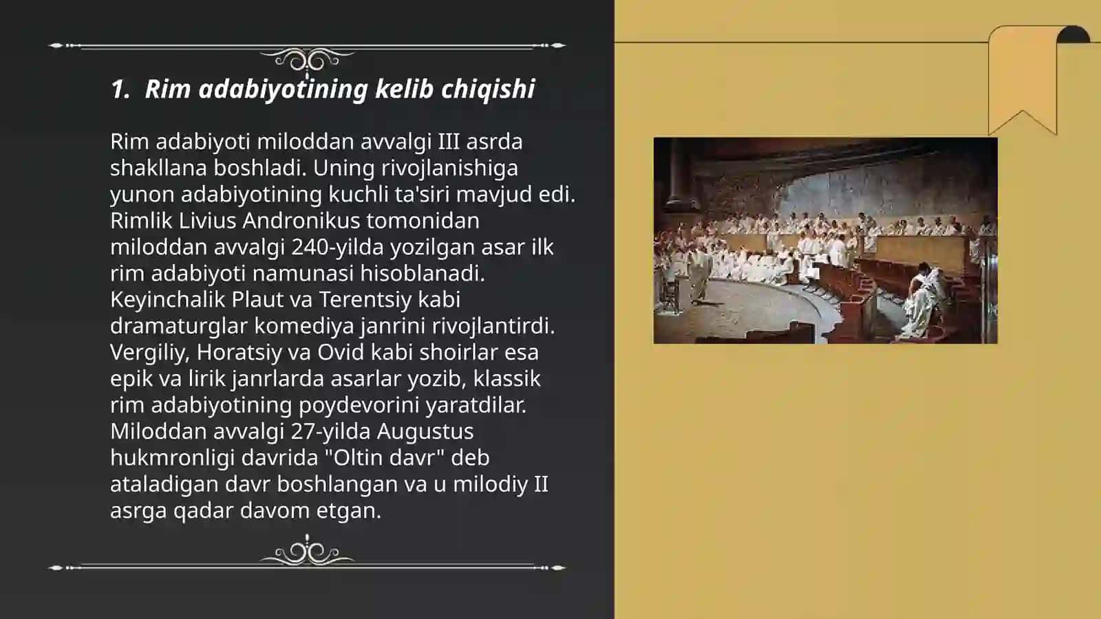 Rim adabiyoti 3