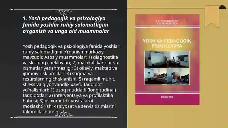 Yosh pedagogik va psixologiya fanining tadqiqod va muammolari 3