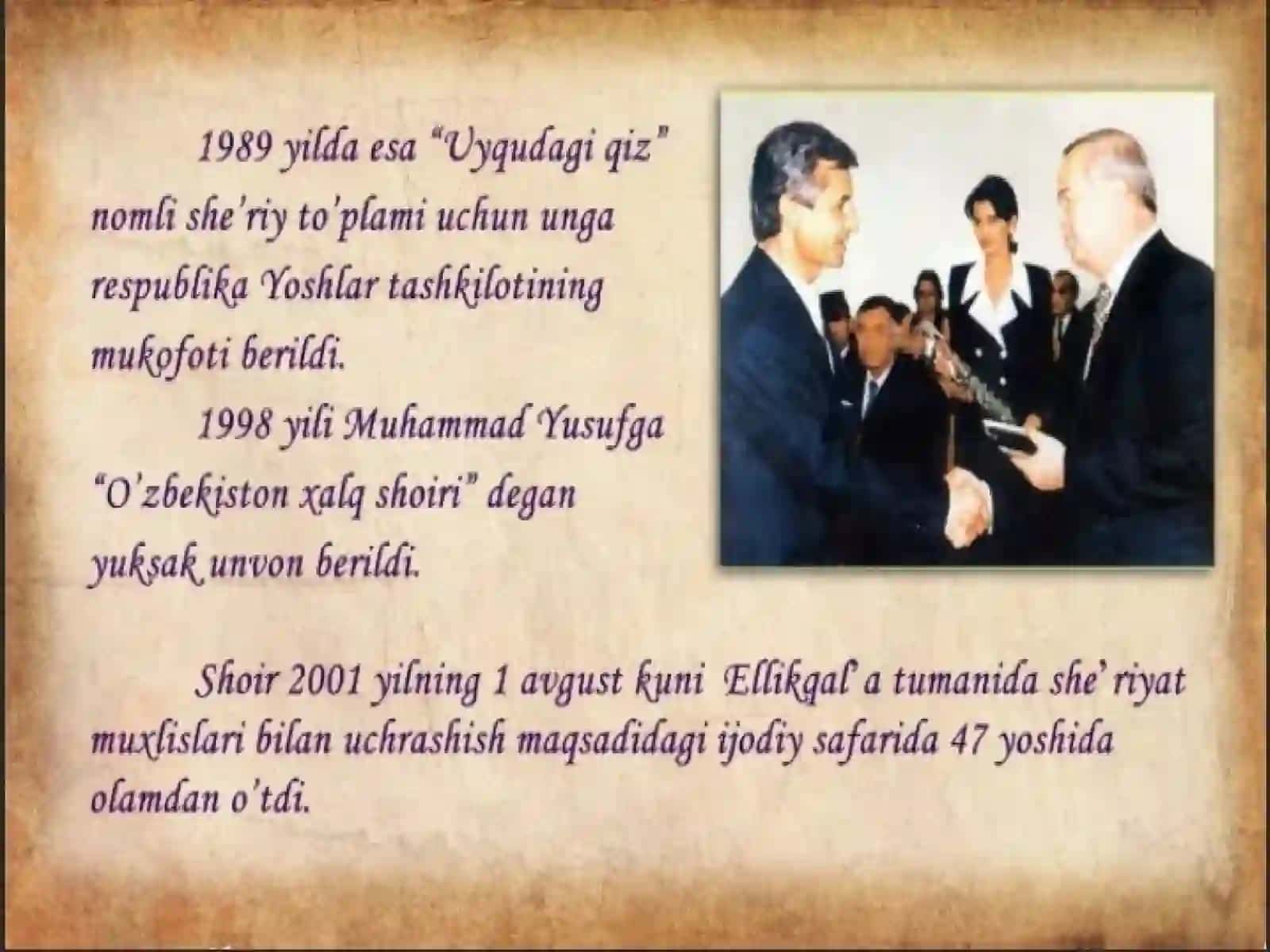 Muhammad Yusuftavalludining67yilligiga 3