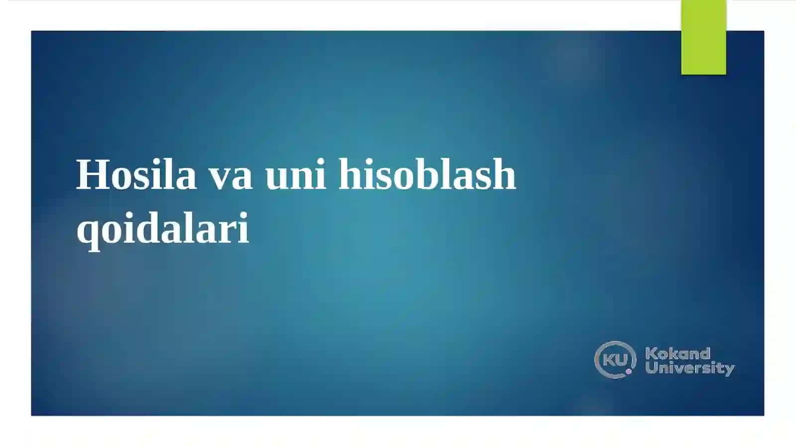 Hosilavaunihisoblashqoidalari 3