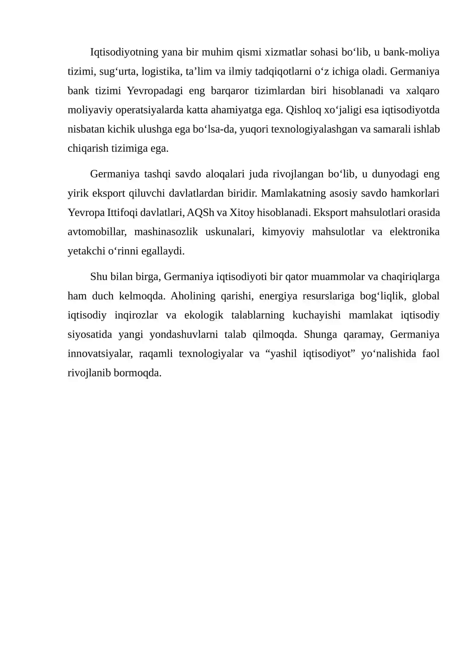GERMANIYA FEDERATIV RESPUBLIKASI IQTISODIYOTI 3