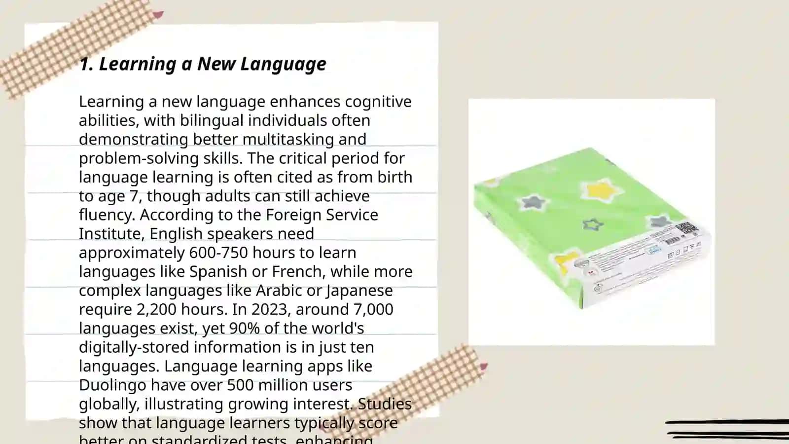 Learning a New Language 3