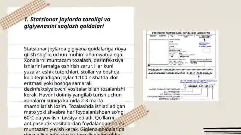 Sanitar-gigiyenik talablar 3