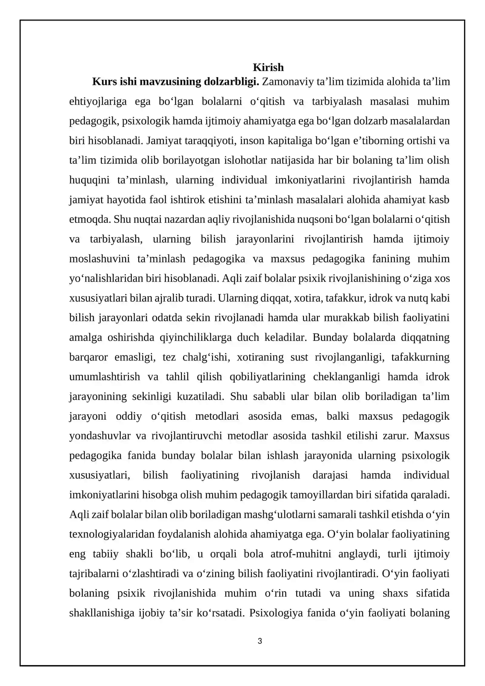Aqli zaif bolalar bilan olib boriladigan mashg‘ulotlarni o‘yin texnologiyalari asosida tashkil etish 3