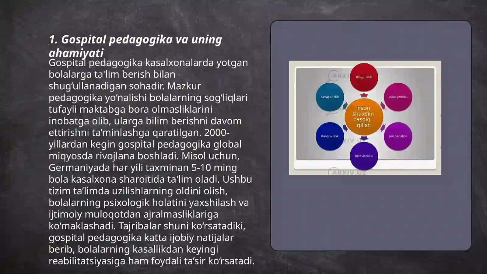 Gospital pedogogika- inklyuziyani ajralmas qismi sifatida 3