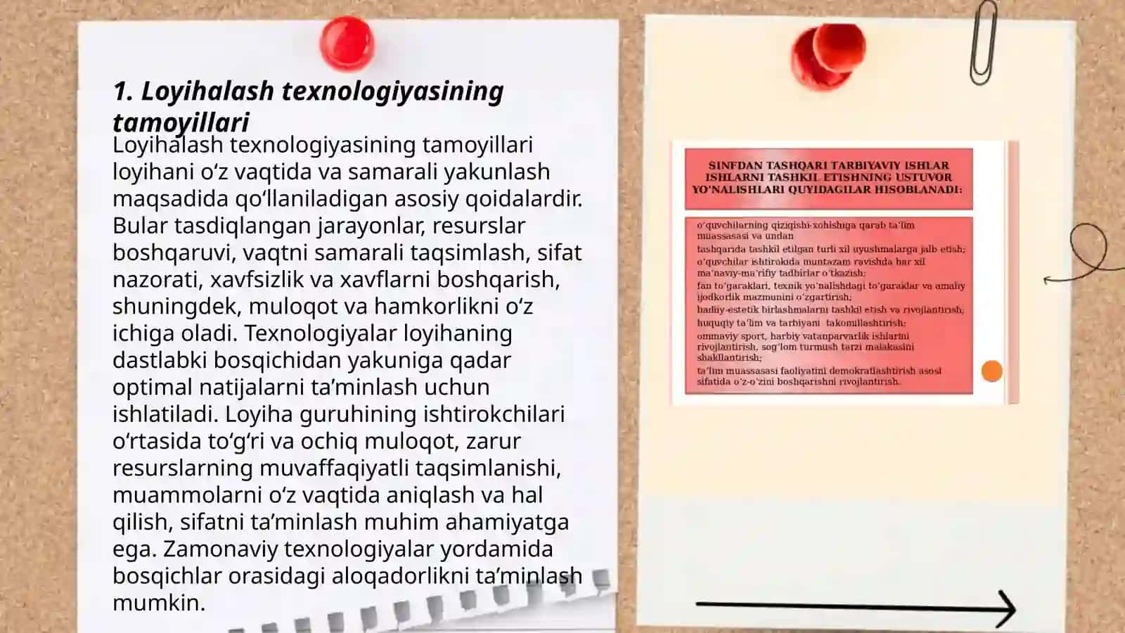 Loyihalash texnologiyasidan darsdan tashqari ishlarni tashkil etishda foydalanish 3