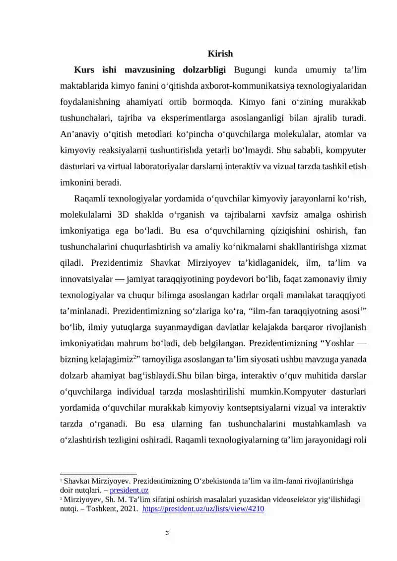 Umumiy ta’limda kimyo fanini kompyuter dasturlarida o‘rganishning ahamiyati 3