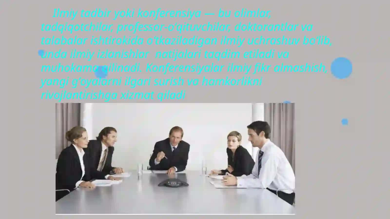Ilmiy tadbir (konferensiya) haqida xabar 3