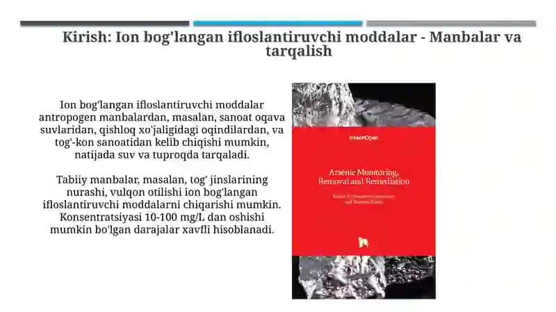 Ion bog'langan ifloslantiruvchi moddalar 3