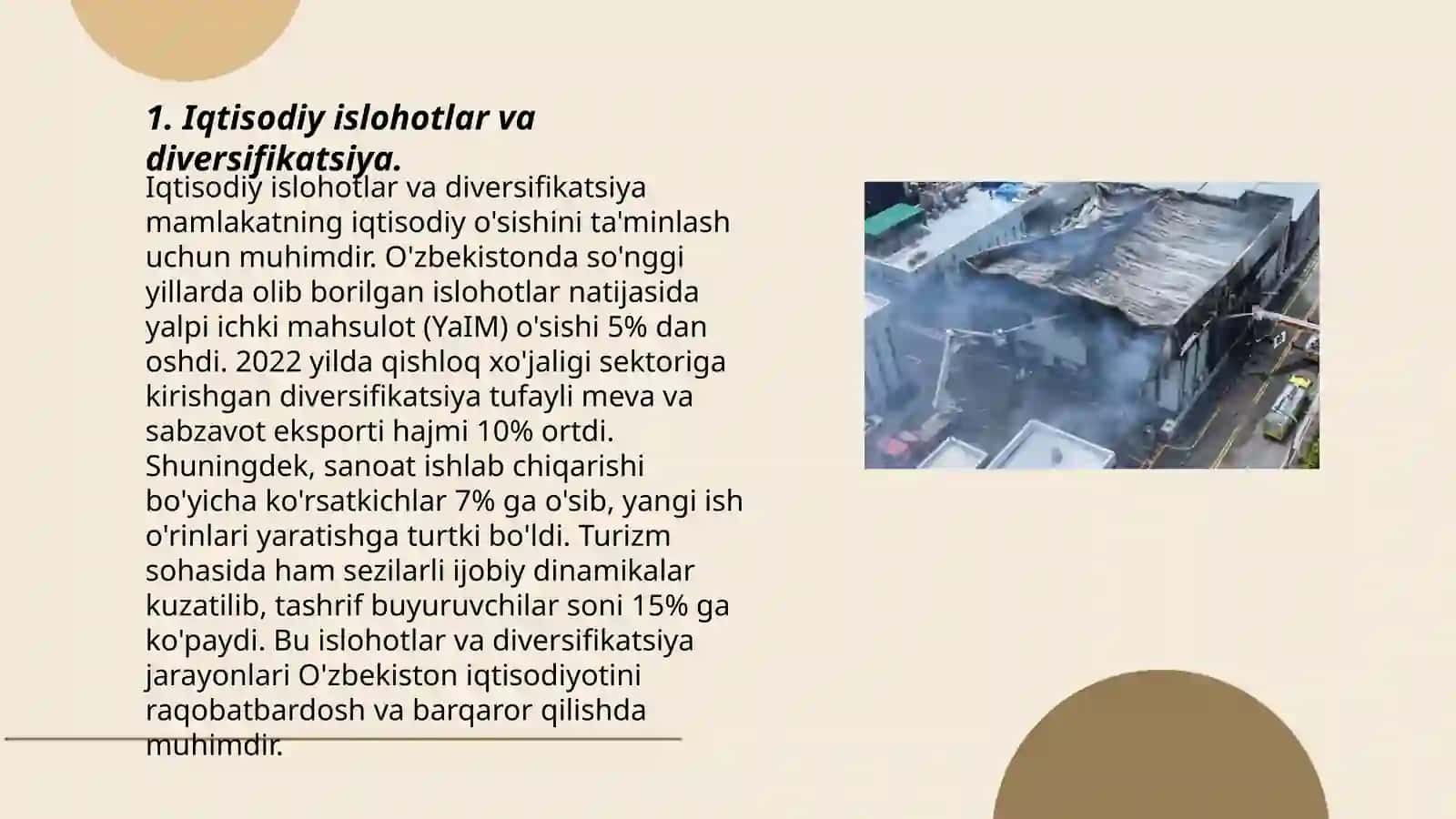 Iqtisodiy islohotlar va diversifikatsiya 3