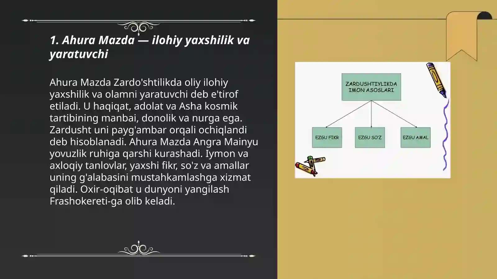 Zardo'shtilik dinining asosiy tamoyillari 3