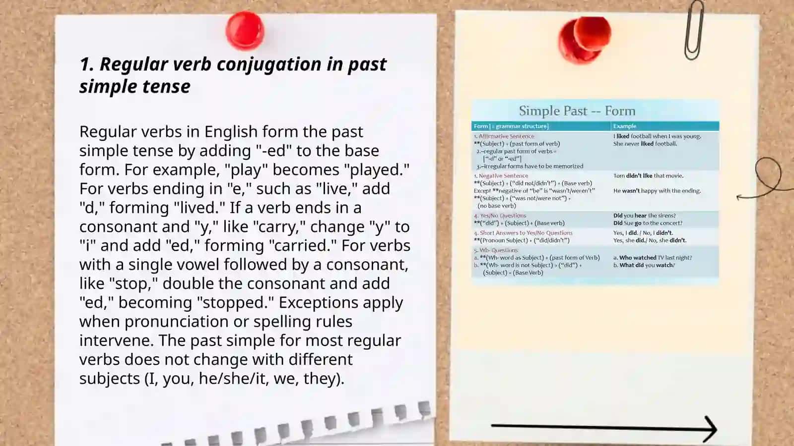 Past simple tense 3