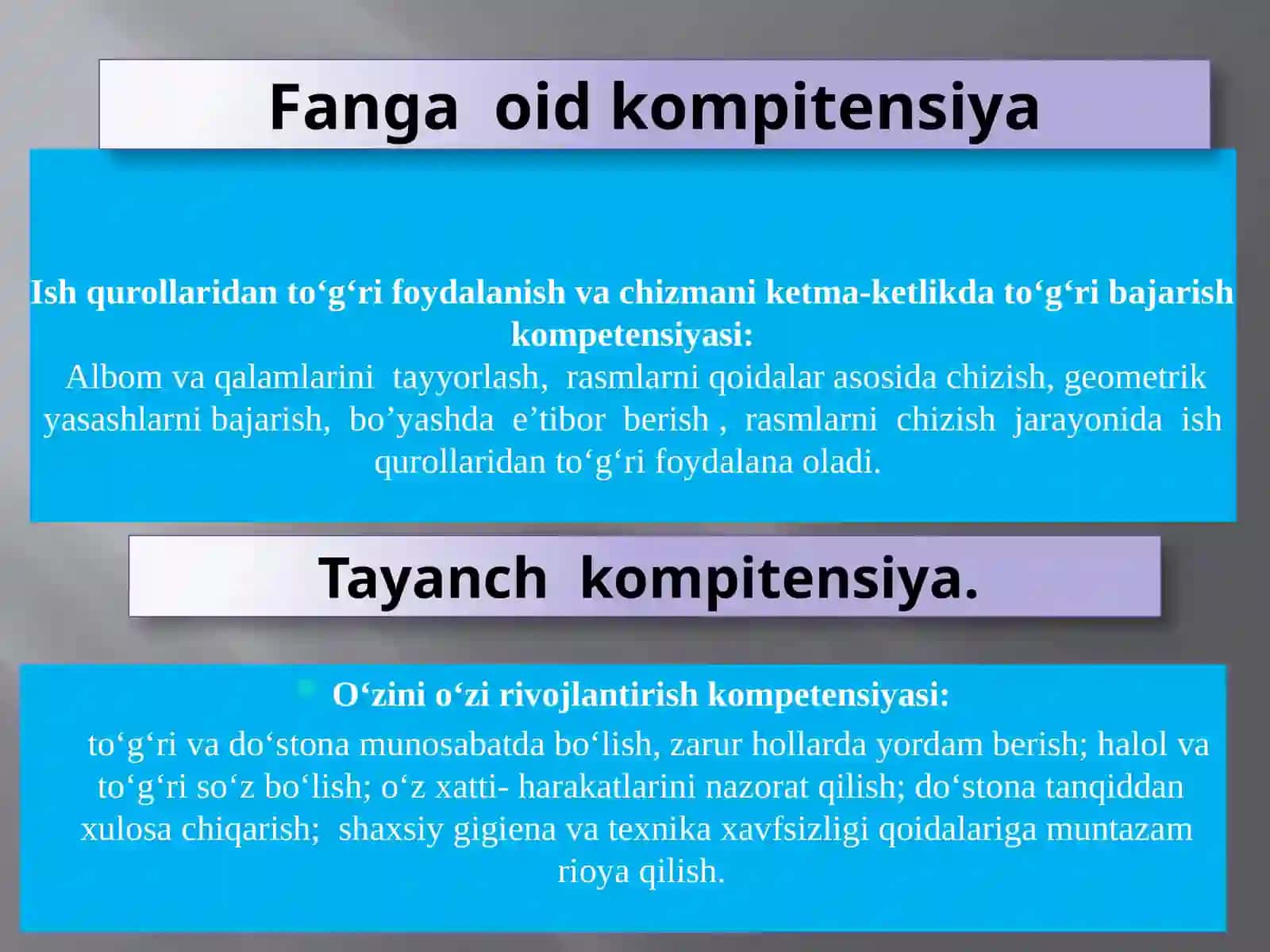 3-sinf Tasviriy san'at O'lkamizda qish mavzuda rasm ishlash dars ishlanma 3