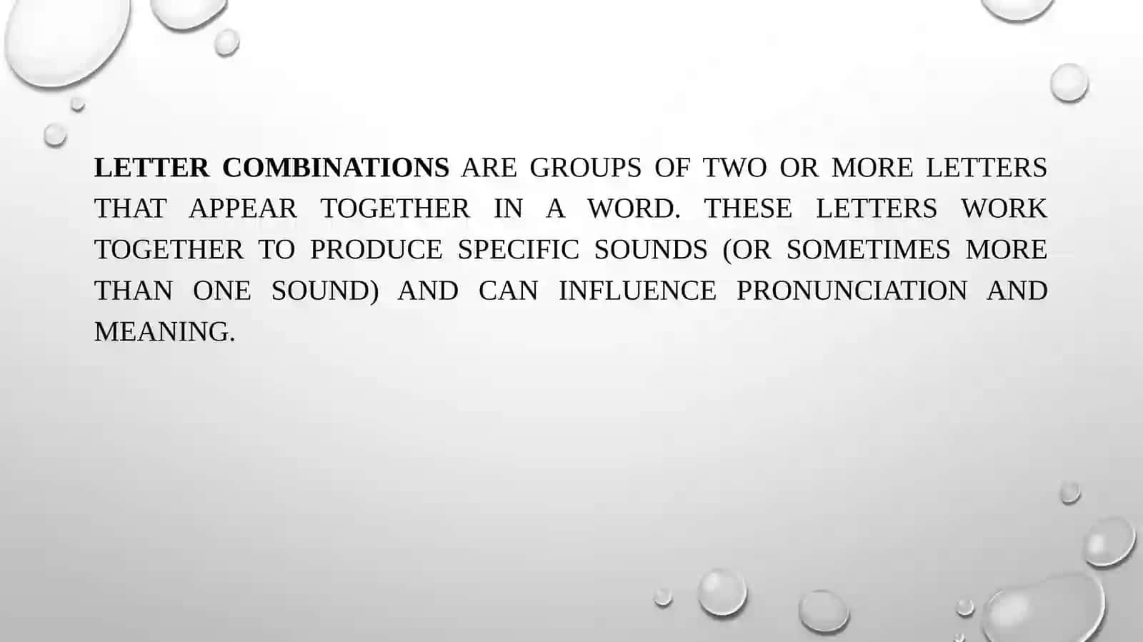 Letter combinations 3