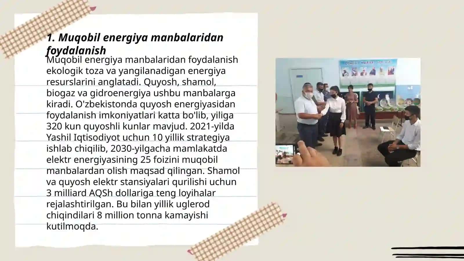 Murakkab ob-havo sharoitlarida energetika soxasidagi muammolarga yechimlar ishlab chiqish 3