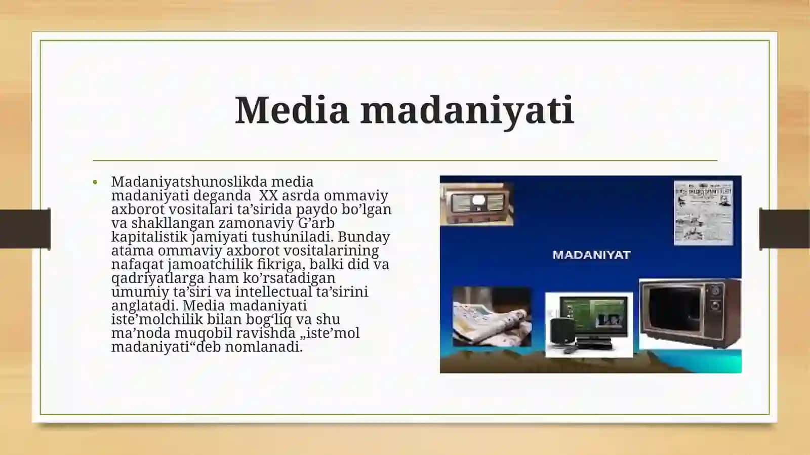 Media savodxonlik va axborot madaniayat 3