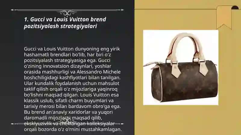 Gucci va Louis Vuitton Marketing Tadqiqotlari 3