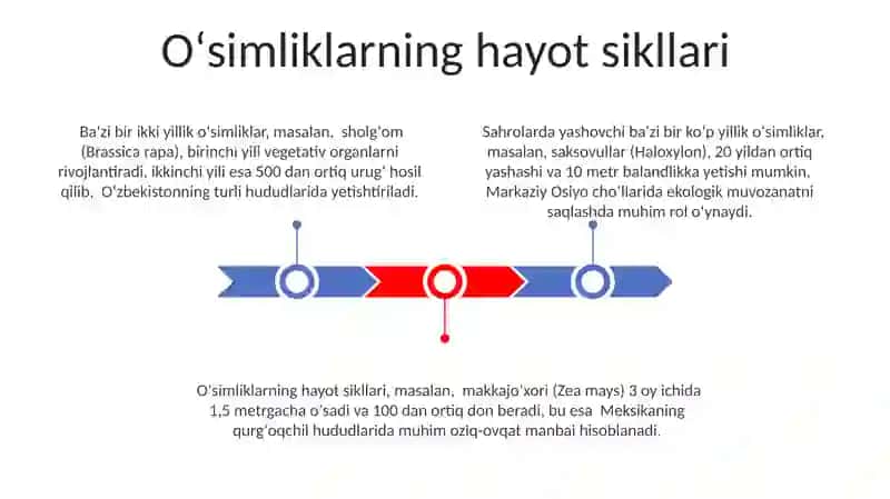 Oʻsimliklar dunyosi va ularning xayot tarzi haqidagi bilimlarni bilish va taxlil qilish 3