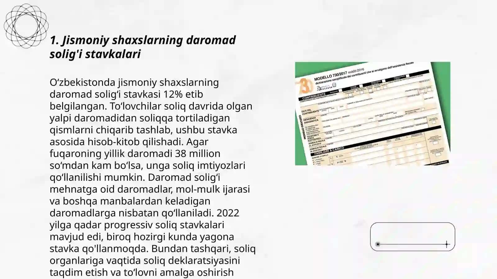 Jismoniy shaxslardan olinadigan daromad solig'i 3