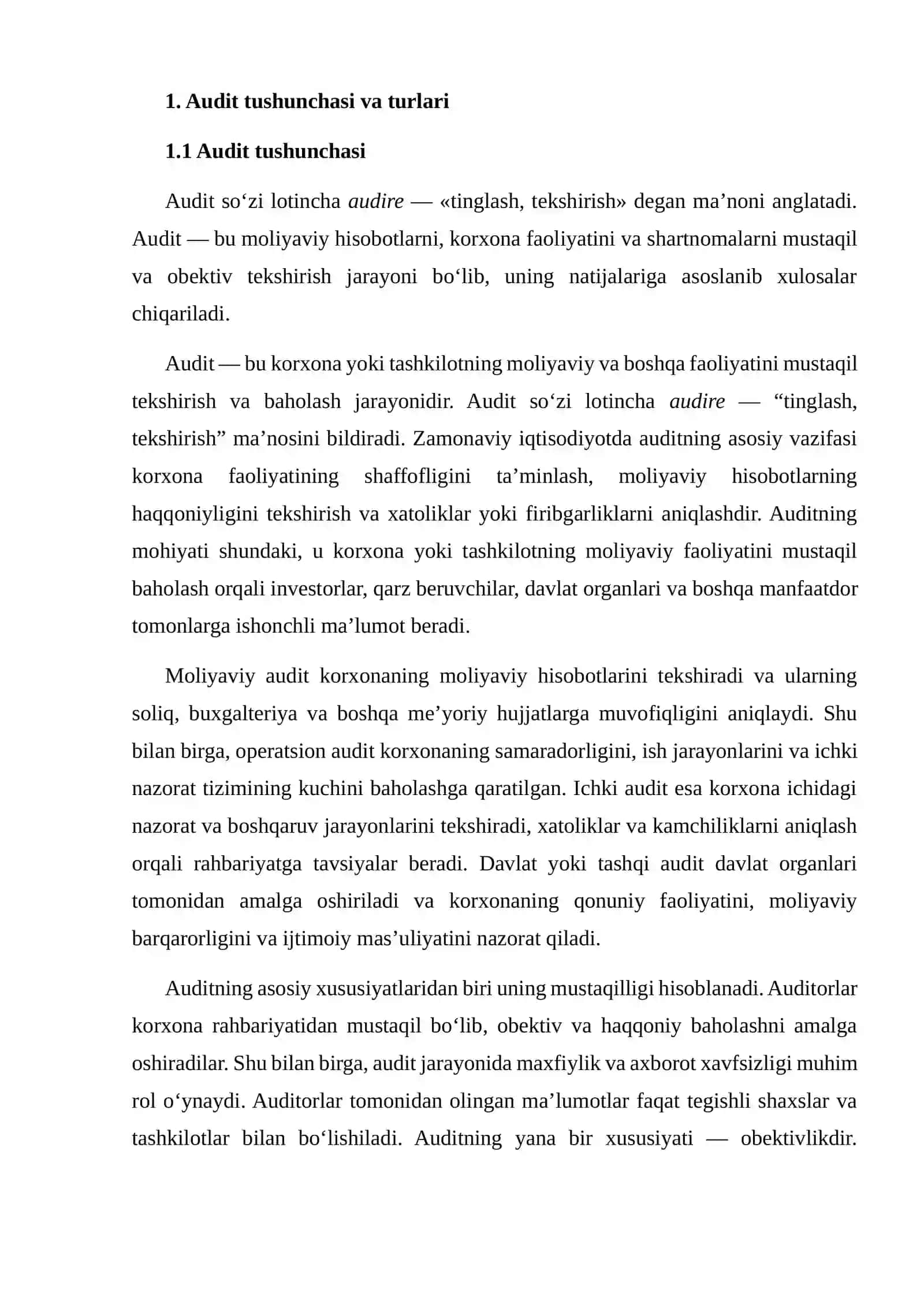 AUDITNING UMUMIY TAVSIFI 3