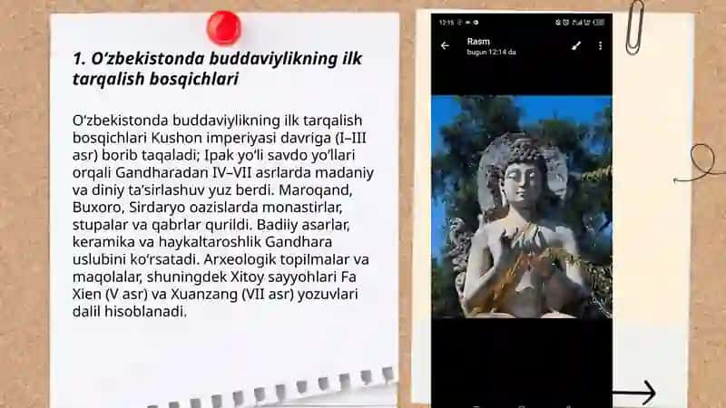 Oʻzbekistonda buddaviylik dinining tarixiy ildizlari 3