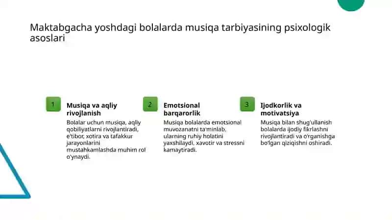 Musiqa va aqliy rivojlanish 3