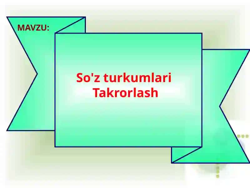 ONA TILI FANIDAN OCHIQ DARS 3