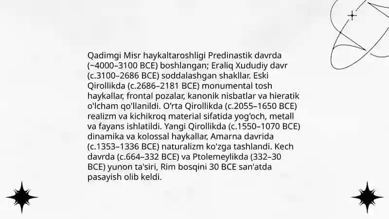 Qadimgi Misirda haykaltaroshlik 3
