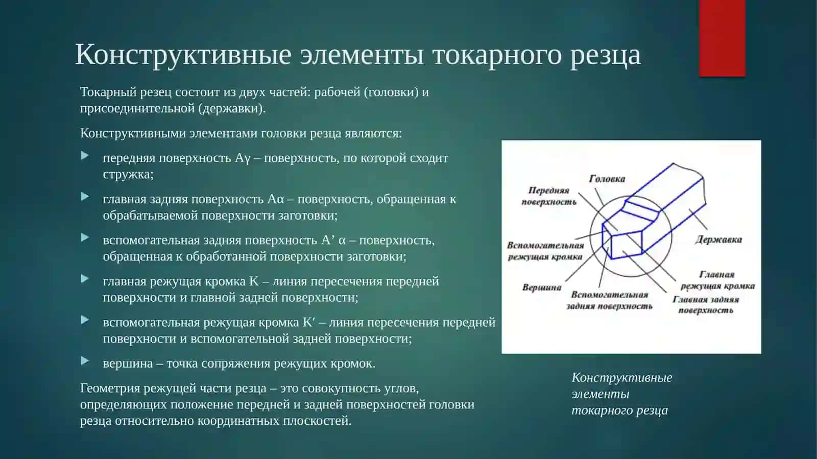 Теория резания и режущие инструменты 3
