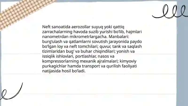 Neft sanoati aerozollari 3