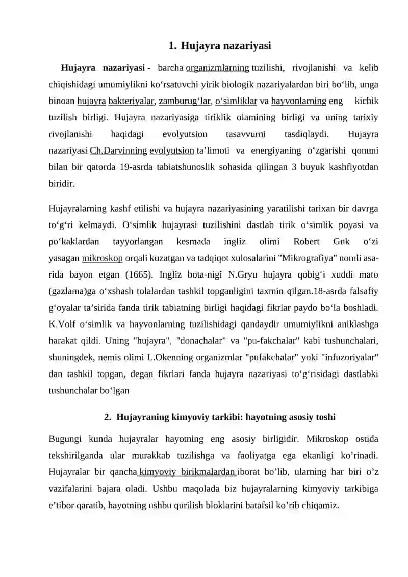 Hujayraning kimyoviy tarkibi 3