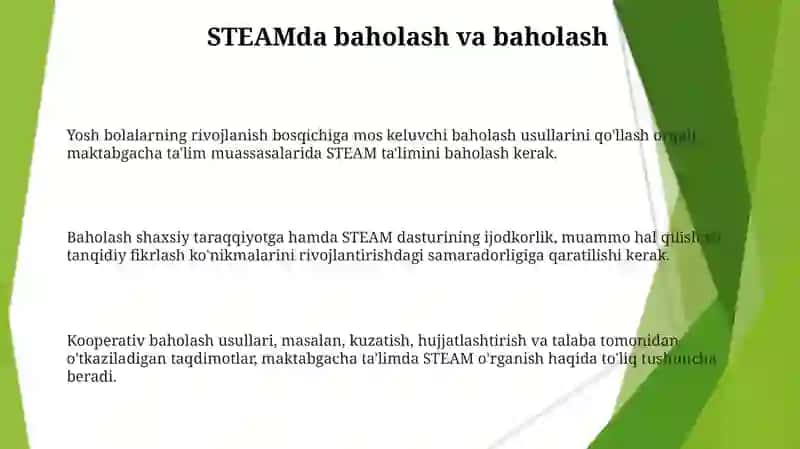 STEAM talim texnologiyasini maktabgacha talimda qo'llashning me'yoriy uslubiy asoslari 3