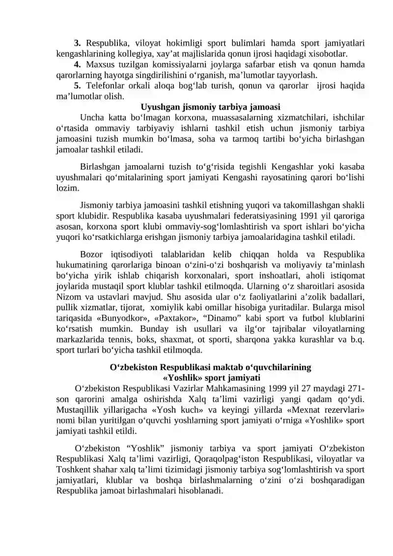 Jismoniy tarbiya va sport tashkilotlarini boshqarishning tashkiliy tuzilishi 3